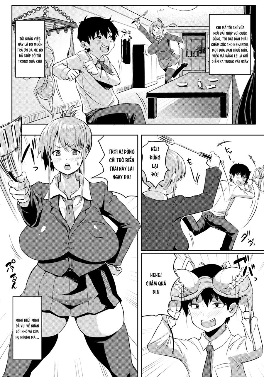 Cô Chị Mê Ngủ Và Thằng Nhóc Hư Hỏng Oneshot page 4 - Giả Dược