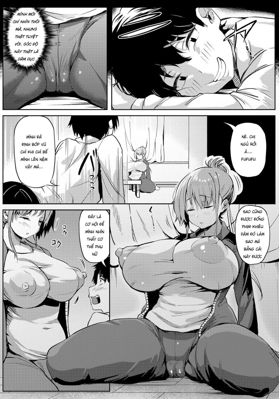 Cô Chị Mê Ngủ Và Thằng Nhóc Hư Hỏng Oneshot page 9 - Giả Dược