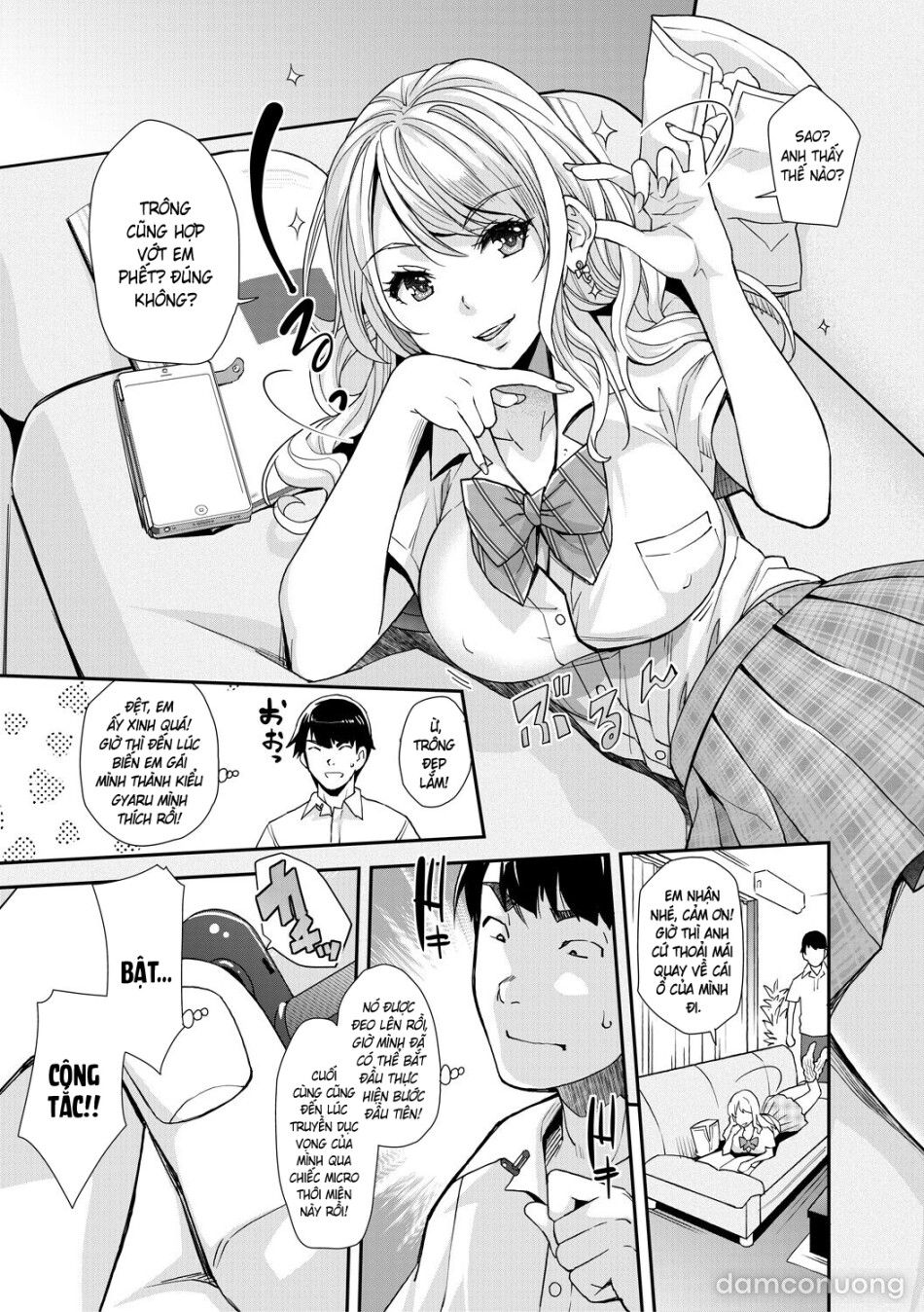 đọc truyện Cô Em Gái Gyaru Ra Liên Tục Trong Trò Chơi Thôi Miên! Chương 1 ảnh 6 tại Thiên Thai Truyện