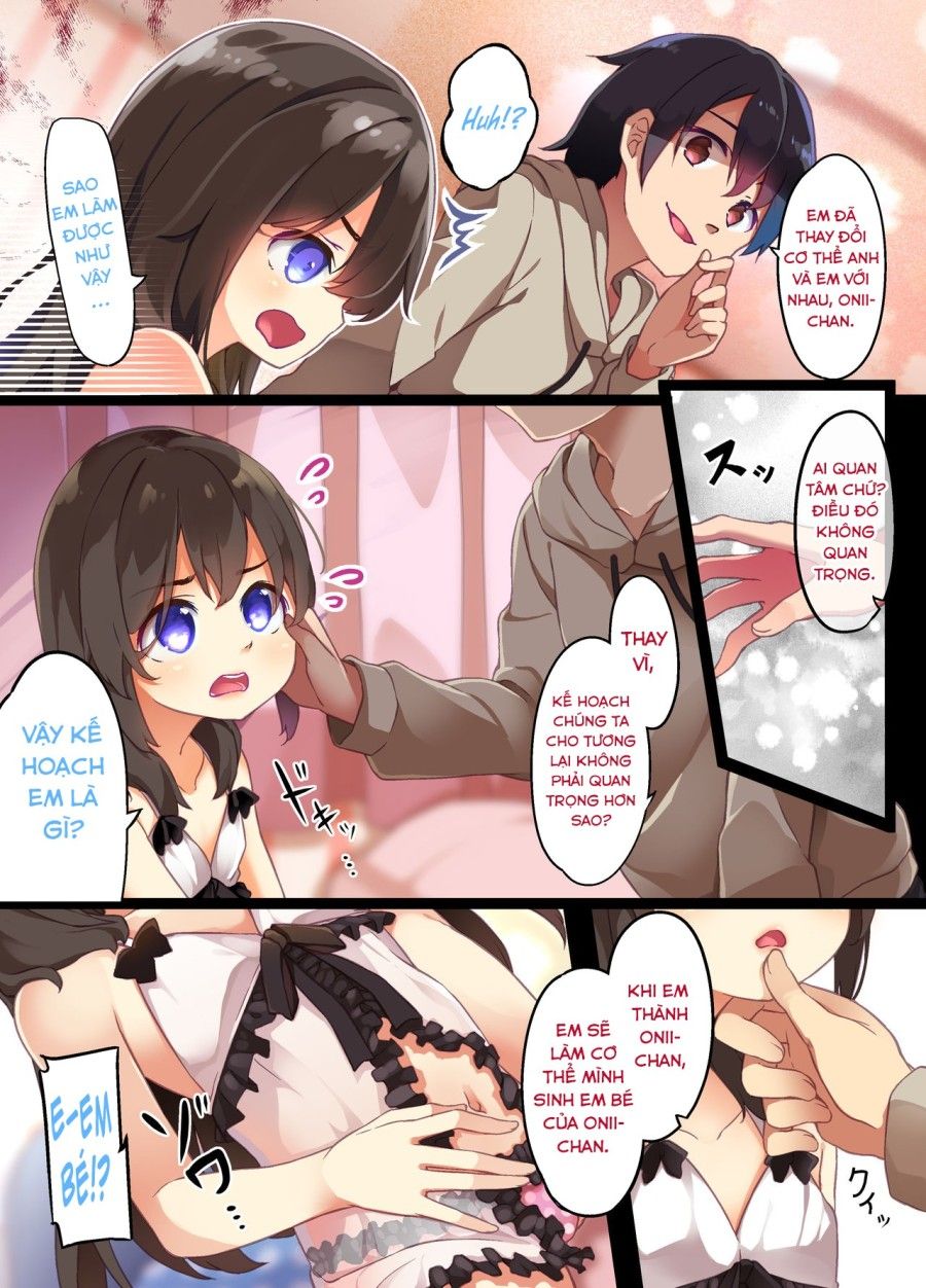 Cô Em Gái Yandere Muốn Được Mang Thai Bởi Anh Trai Của Mình, Vì Vậy Cô Chuyển Đổi Cơ Thể Với Anh Cô Và Họ Đã Quan Hệ Tình Dục Sinh Con Oneshot page 10 - Giả Dược