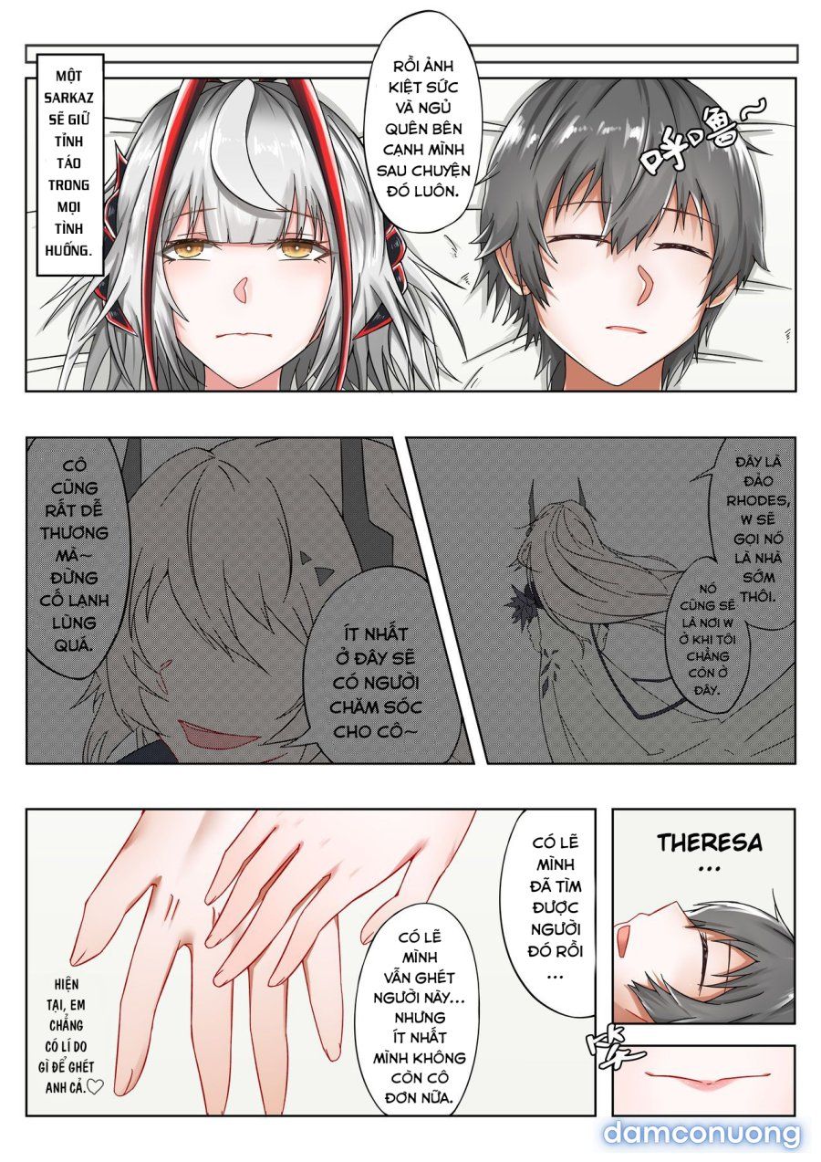 đọc truyện Cô Gái Ác Quỷ Ấy Cũng Là Người Tôi Yêu. (arknights) Chương 0 ảnh 29 tại Thiên Thai Truyện