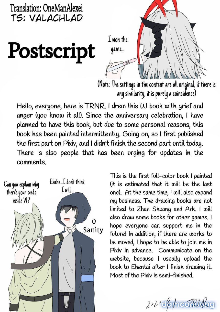 đọc truyện Cô Gái Ác Quỷ Ấy Cũng Là Người Tôi Yêu. (arknights) Chương 0 ảnh 30 tại Thiên Thai Truyện