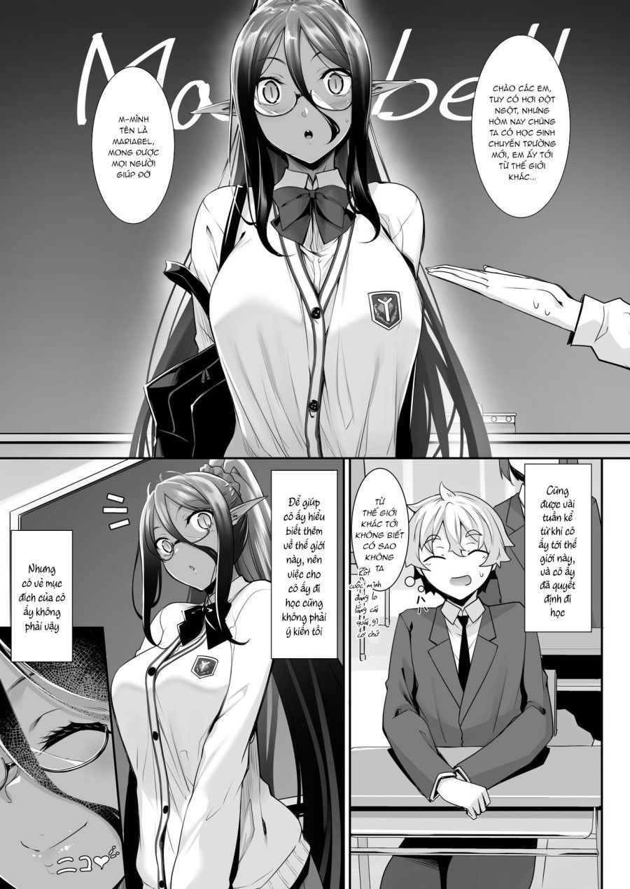 Cô Nàng Dark Elf Vì Quá Yêu Tôi Mà Theo Đuổi Tôi Từ Thế Giới Khác Chương 2 page 2 - Giả Dược