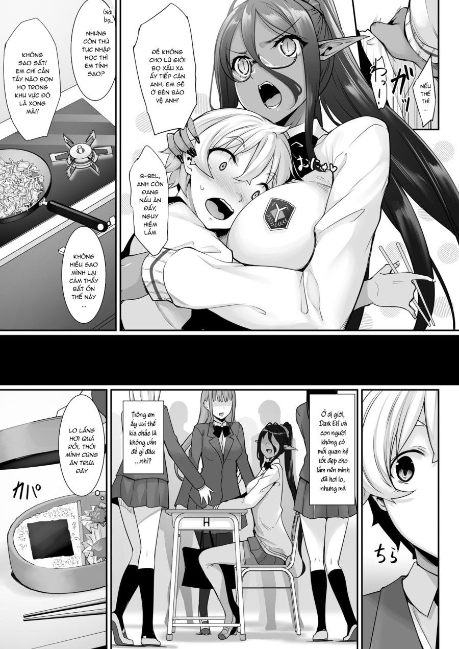 Cô Nàng Dark Elf Vì Quá Yêu Tôi Mà Theo Đuổi Tôi Từ Thế Giới Khác Chương 2 page 4 - Giả Dược