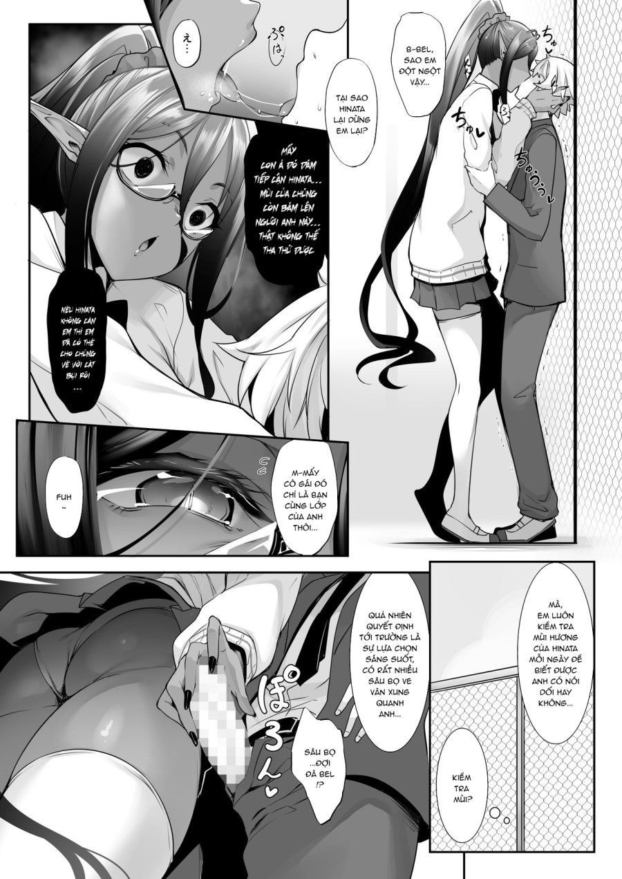 Cô Nàng Dark Elf Vì Quá Yêu Tôi Mà Theo Đuổi Tôi Từ Thế Giới Khác Chương 2 page 7 - Giả Dược