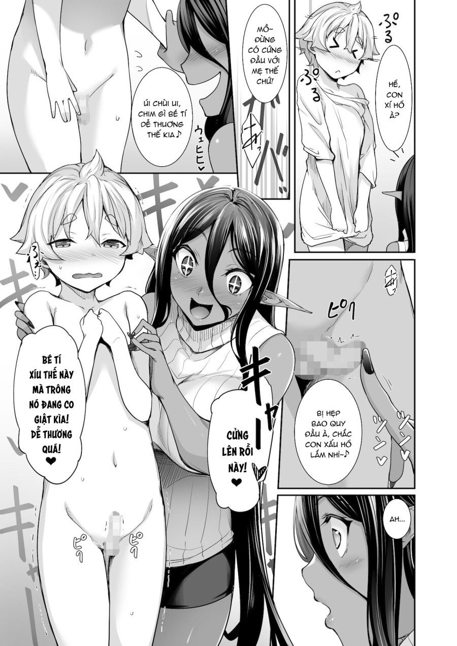 Cô Nàng Dark Elf Vì Quá Yêu Tôi Mà Theo Đuổi Tôi Từ Thế Giới Khác Chương 3 page 5 - Giả Dược
