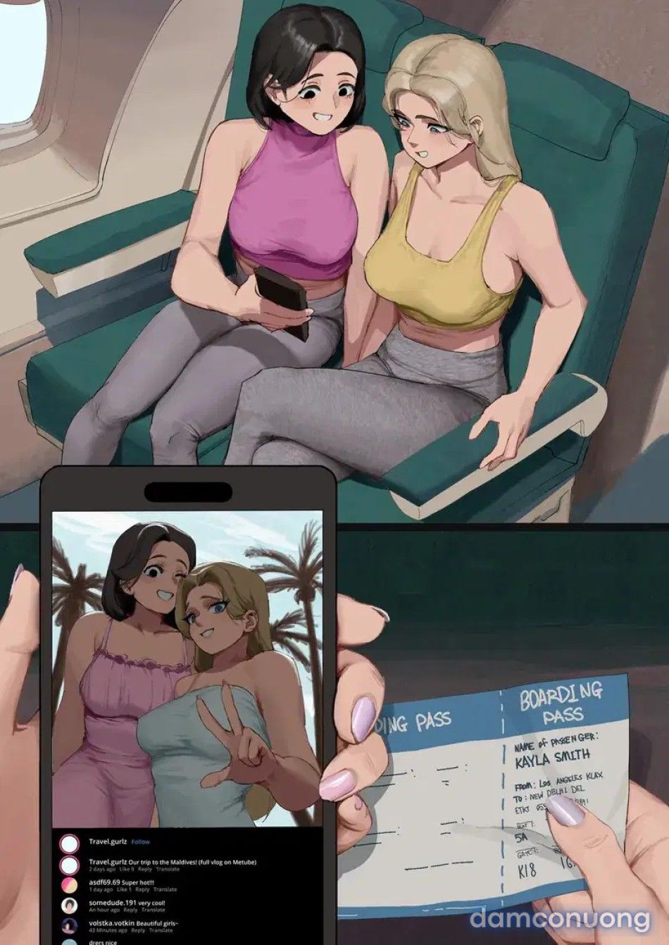 đọc truyện Cô Nàng Du Lịch - Kayla & Da - Yoon- Remake Chương 1 ảnh 13 tại Thiên Thai Truyện