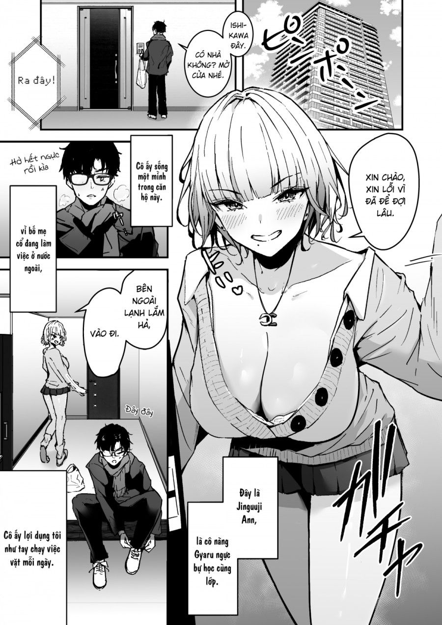 Cô Nàng Gyaru Tóc Vàng Ngực Khủng Coi Tôi Như Một Tên Trai Bao Chương 0 page 5 - Giả Dược