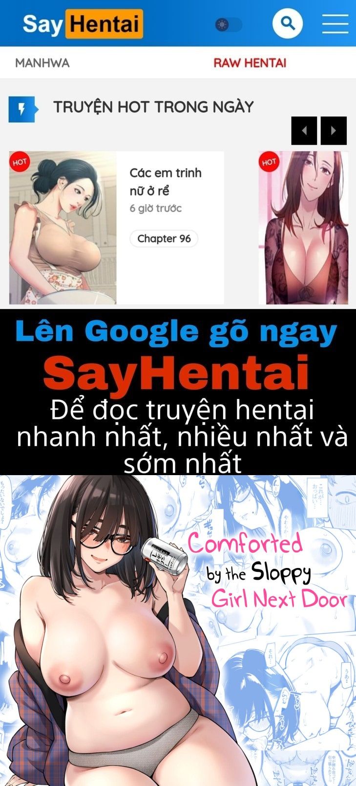 đọc truyện Comforted By The Sloppy Girl Next Door Oneshot ảnh 2 tại Thiên Thai Truyện