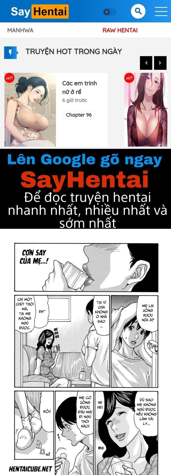 đọc truyện Cơn Say Của Mẹ Oneshot ảnh 2 tại Thiên Thai Truyện