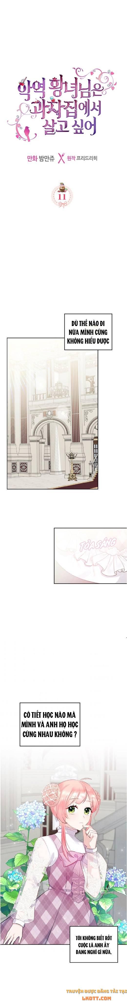 đọc truyện Công Chúa Phản Diện Muốn Sống Trong Cửa Hàng Bánh Ngọt Chương 11 ảnh 3 tại Thiên Thai Truyện