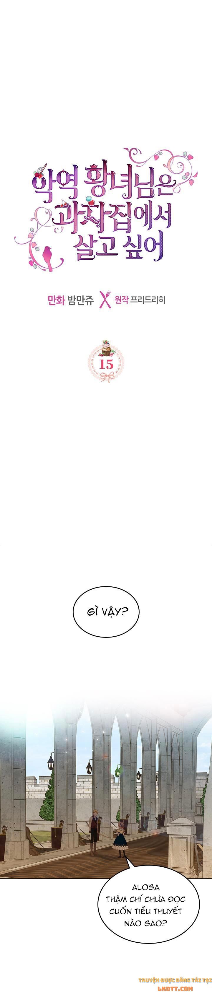 đọc truyện Công Chúa Phản Diện Muốn Sống Trong Cửa Hàng Bánh Ngọt Chương 15 ảnh 3 tại Thiên Thai Truyện