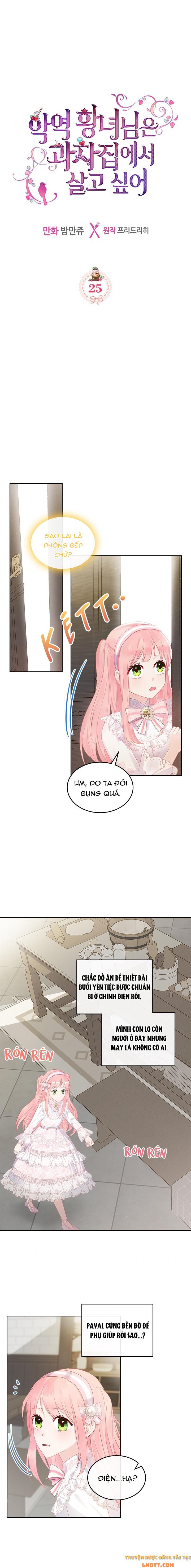 đọc truyện Công Chúa Phản Diện Muốn Sống Trong Cửa Hàng Bánh Ngọt Chương 25 ảnh 3 tại Thiên Thai Truyện