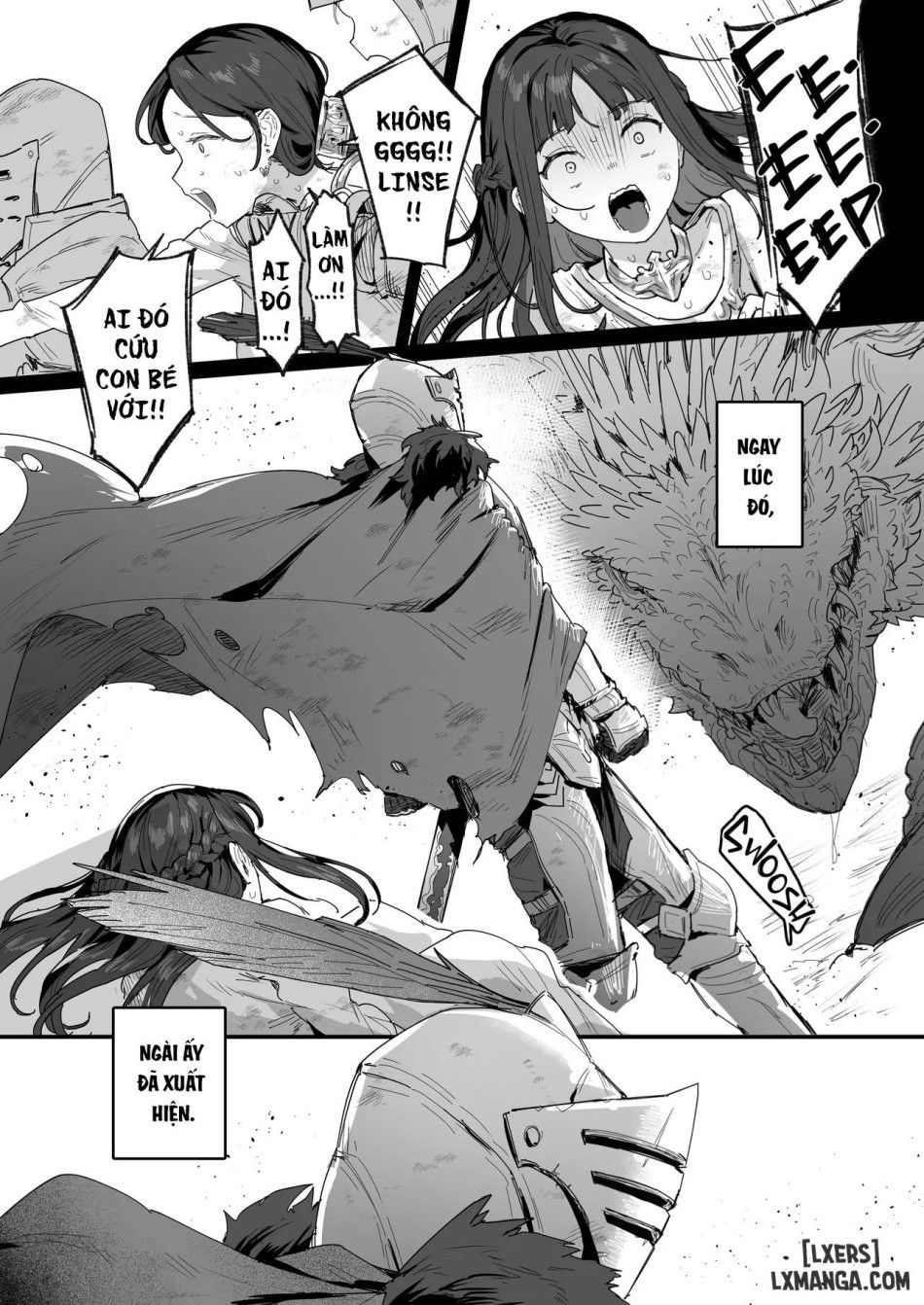 Công Chúa Và Nữ Hoàng Trả Ơn Hiệp Sĩ. Oneshot page 3 - Giả Dược