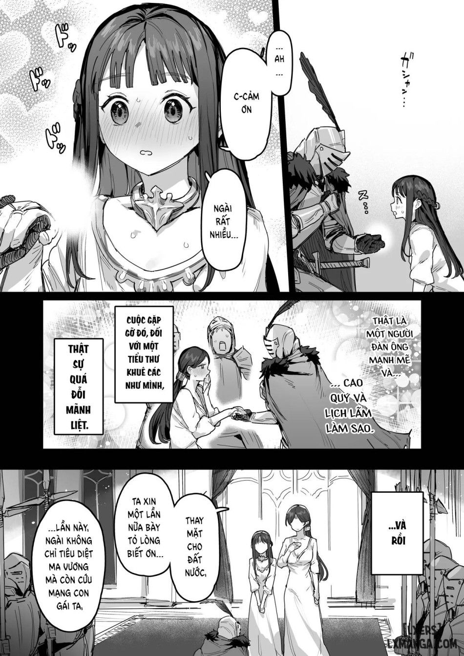 Công Chúa Và Nữ Hoàng Trả Ơn Hiệp Sĩ. Oneshot page 6 - Giả Dược