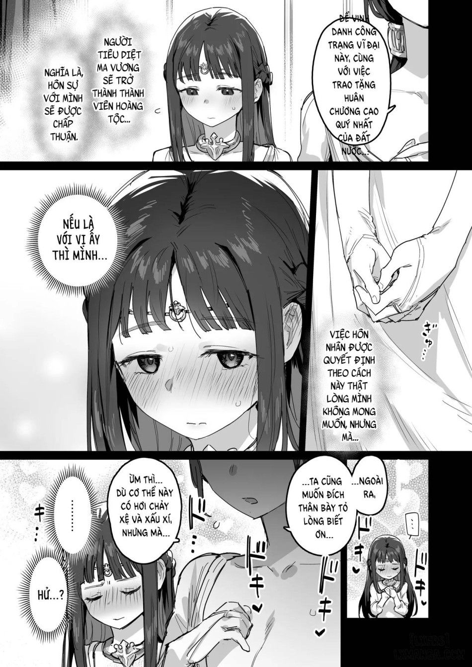 Công Chúa Và Nữ Hoàng Trả Ơn Hiệp Sĩ. Oneshot page 7 - Giả Dược