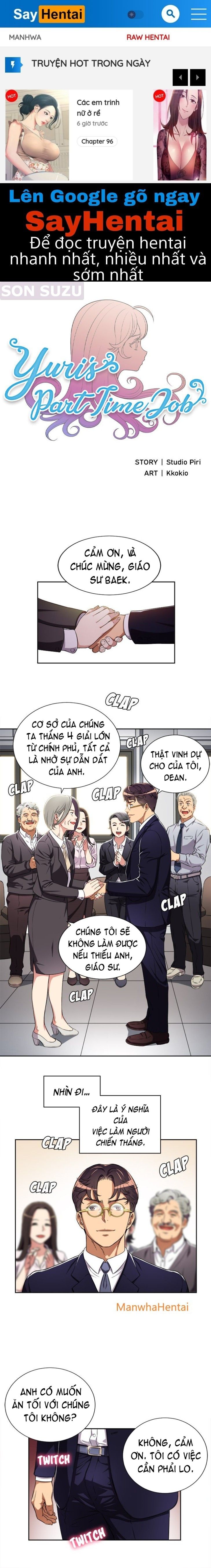 đọc truyện Công Việc Bán Thời Gian Của Yuri Chương 34 ảnh 1 tại Giả Dược