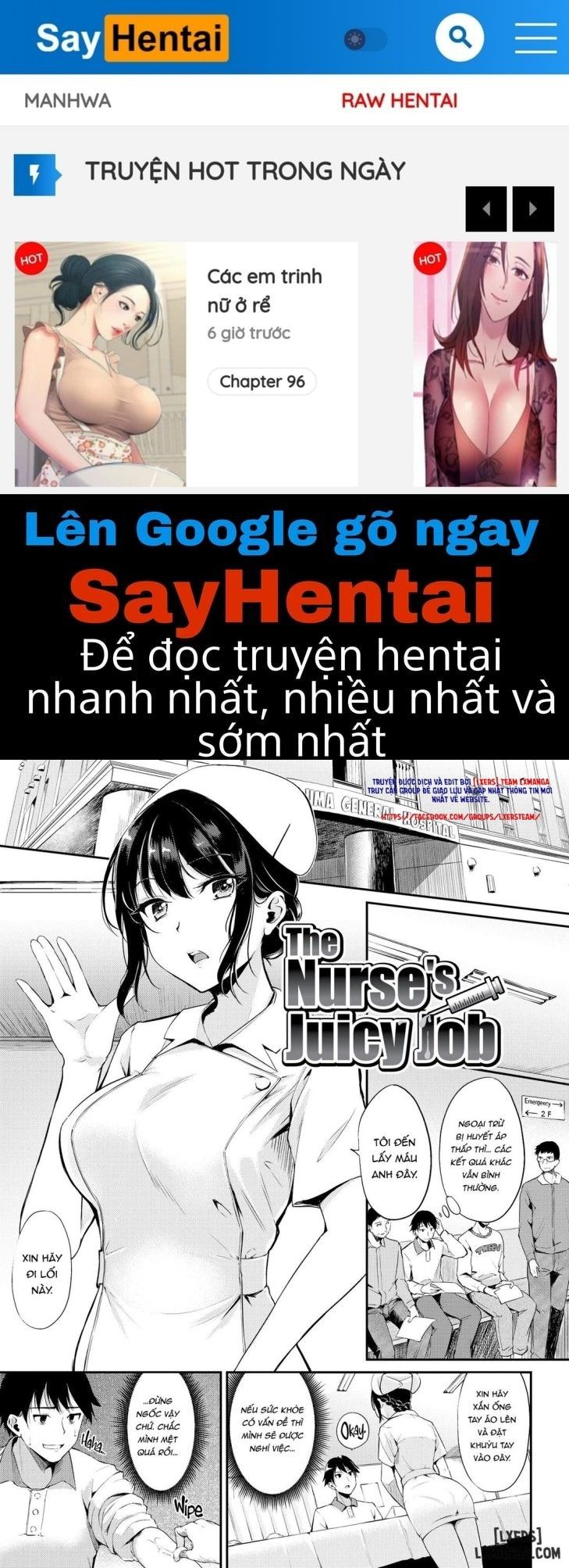 đọc truyện Công Việc “thú Vị” Của Y Tá Oneshot ảnh 1 tại Giả Dược