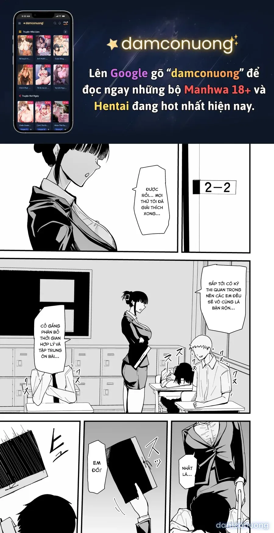 đọc truyện Cool Na Andou-sensei Chương 1 ảnh 2 tại Thiên Thai Truyện