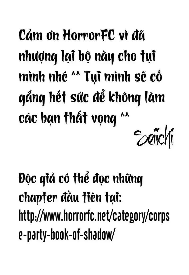 đọc truyện Corpse Party: Book Of Shadows Chương 6 ảnh 1 tại Thiên Thai Truyện