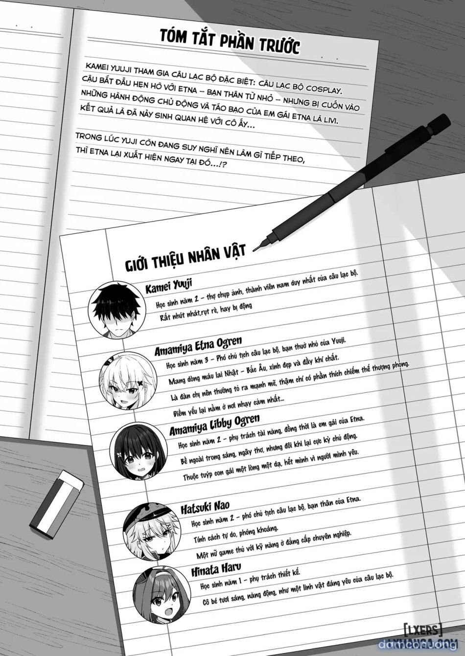 đọc truyện Cosplay Club Secret Activity Diary 3 Chương 0 ảnh 3 tại Thiên Thai Truyện