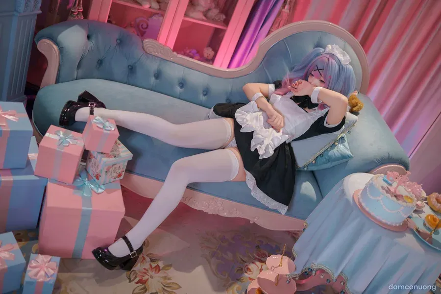 đọc truyện Cosplay Hatsune Miku Rabbit Hole Maid Bangni邦尼 cosplay Hatsune Miku Rabbit Hole Maid ảnh 21 tại Thiên Thai Truyện