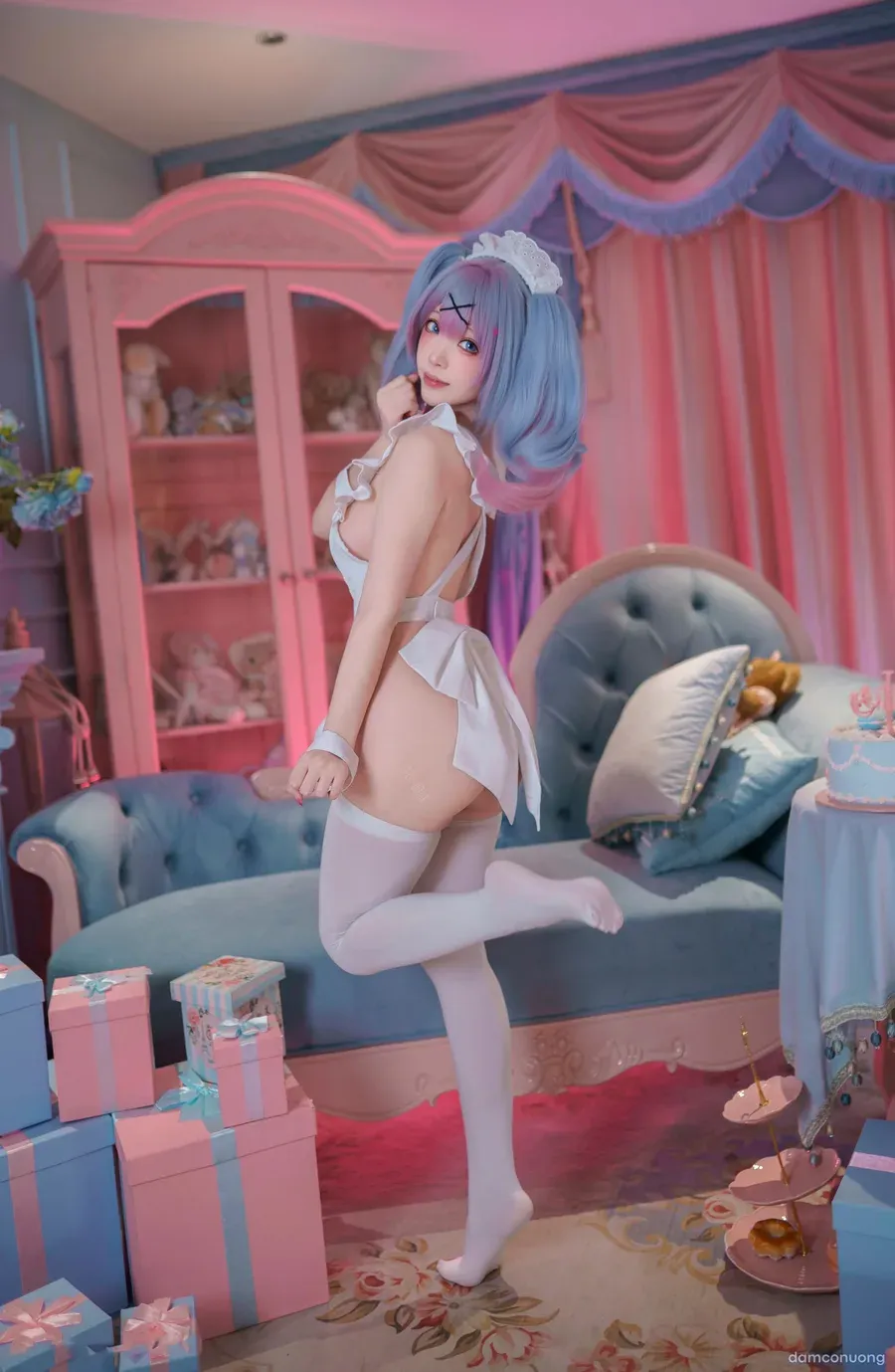 đọc truyện Cosplay Hatsune Miku Rabbit Hole Maid Bangni邦尼 cosplay Hatsune Miku Rabbit Hole Maid ảnh 47 tại Thiên Thai Truyện