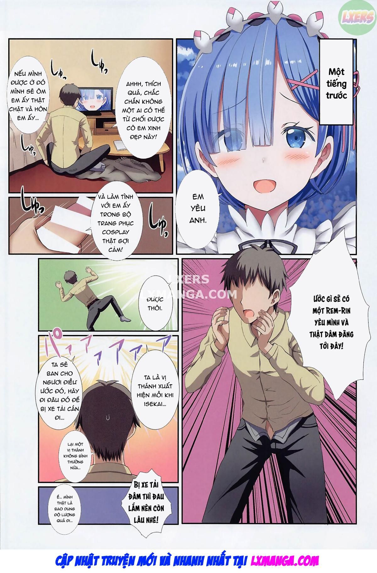 đọc truyện Cosplay Sex With Rem-rin Who Was Transported To My House Oneshot ảnh 6 tại Giả Dược