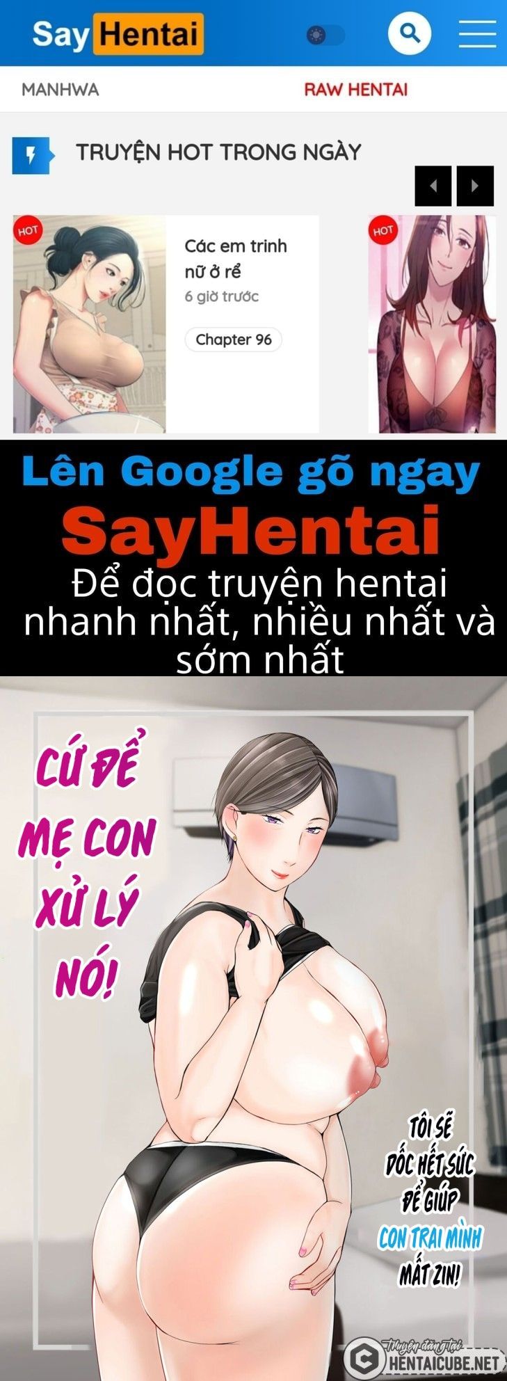 Cứ Để Mẹ Con Xử Lý Nó Oneshot page 1 - Giả Dược