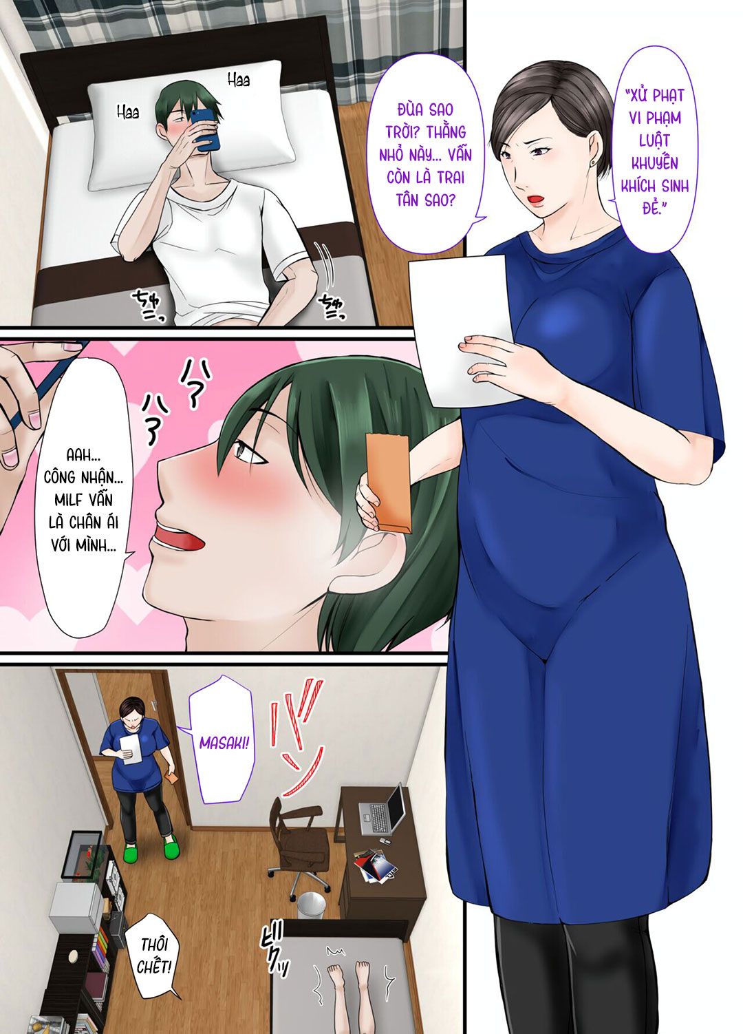 Cứ Để Mẹ Con Xử Lý Nó Oneshot page 3 - Giả Dược