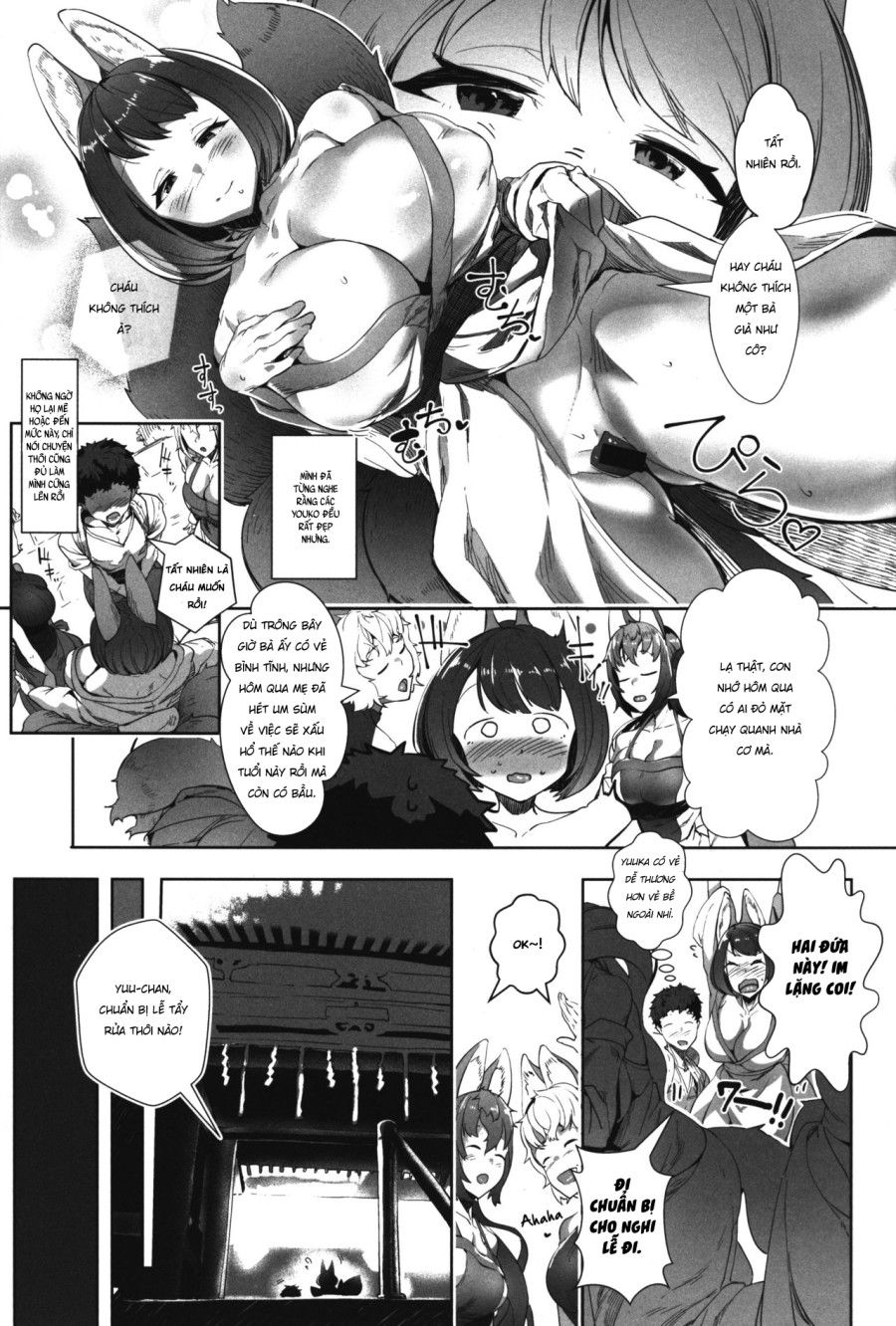 Cuộc Sống Cùng Ba Nàng Cáo Thần Oneshot page 9 - Giả Dược