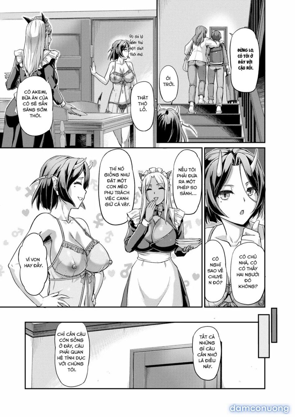 đọc truyện Cuộc Sống Hàng Ngày Tại Nữ Quái Trang Viên Chương 2 ảnh 10 tại Thiên Thai Truyện