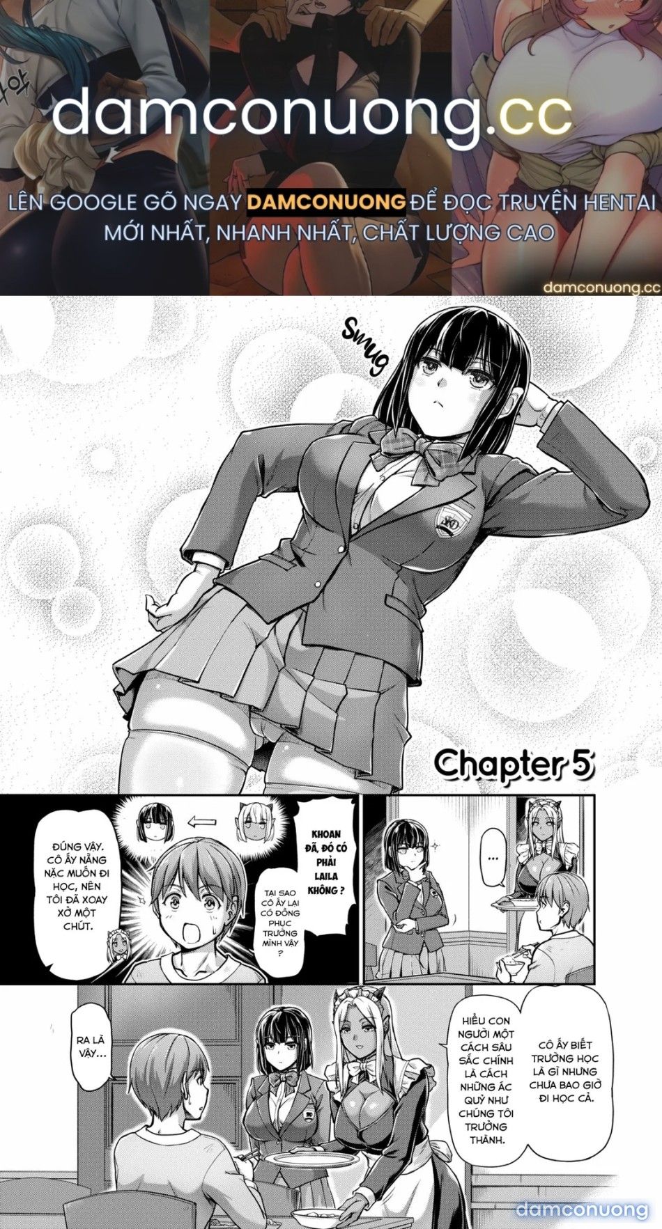 đọc truyện Cuộc Sống Hàng Ngày Tại Nữ Quái Trang Viên Chương 5 ảnh 2 tại Thiên Thai Truyện