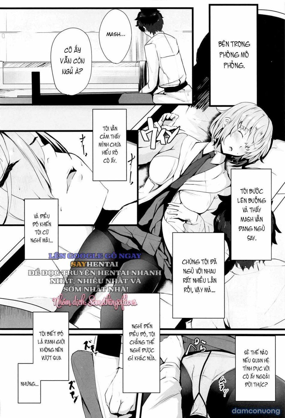 đọc truyện Cuộc Sống Học Đường Cùng Mash Tập 3_ Chương Hentai Khi Ngủ Chương 1 ảnh 8 tại Thiên Thai Truyện