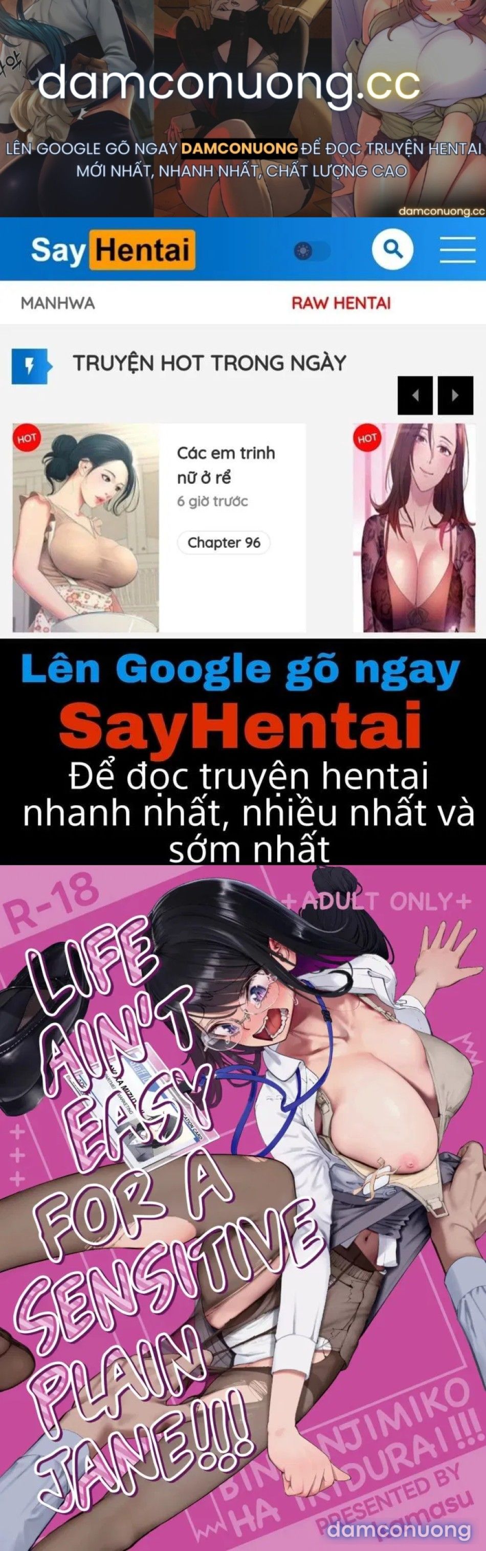 đọc truyện Cuộc Sống Không Dễ Dàng Với Một Cô Gái Nhạy Cảm Chương 1 ảnh 2 tại Thiên Thai Truyện