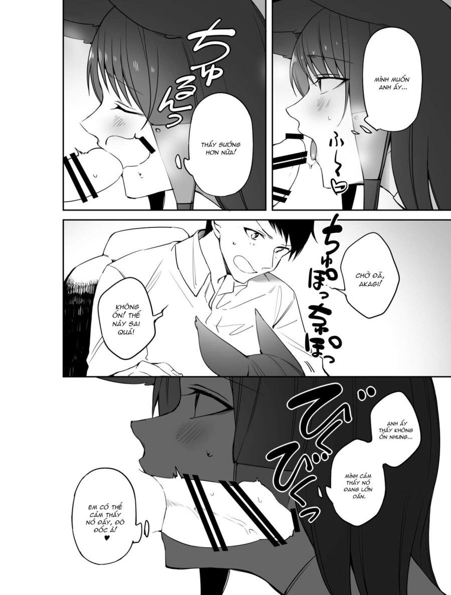 Cuốn Sách Khiến Akagi Phải Bú Cu (azurane) Oneshot page 14 - Giả Dược
