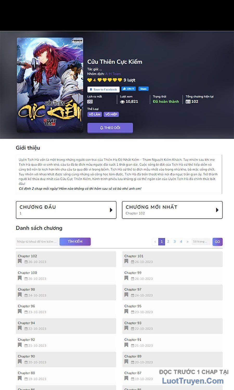 đọc truyện Cửu Thiên Kiếm Pháp Chương 135 ảnh 150 tại Thiên Thai Truyện