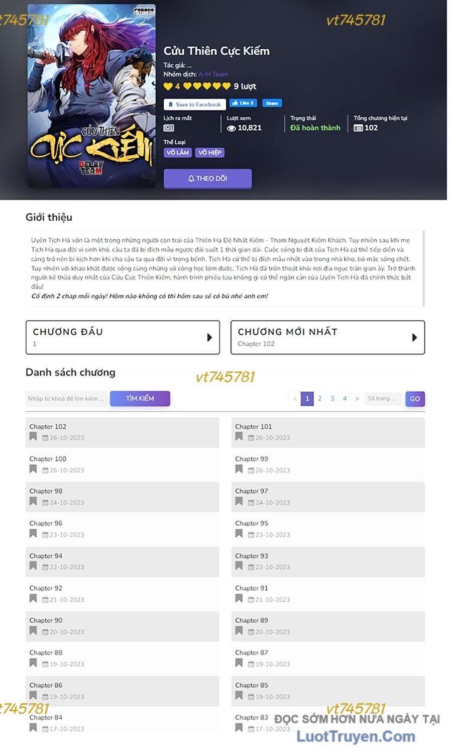 đọc truyện Cửu Thiên Kiếm Pháp Chương 138 ảnh 151 tại Thiên Thai Truyện