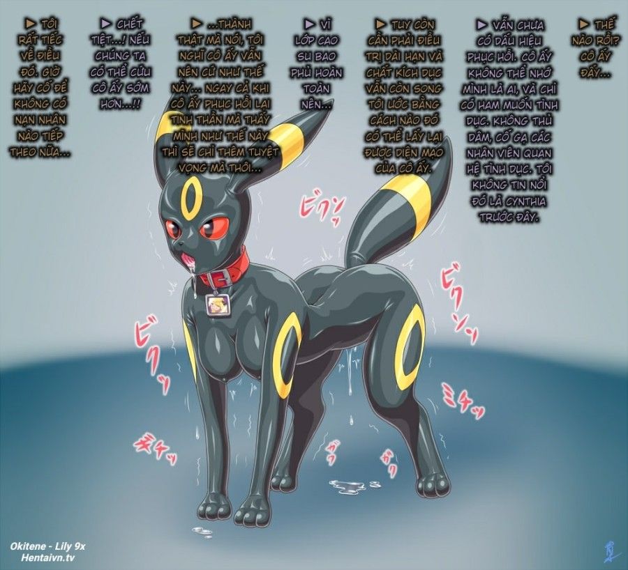 Cynthia → Umbreon Rubber Doll Kaizou Oneshot page 17 - Giả Dược