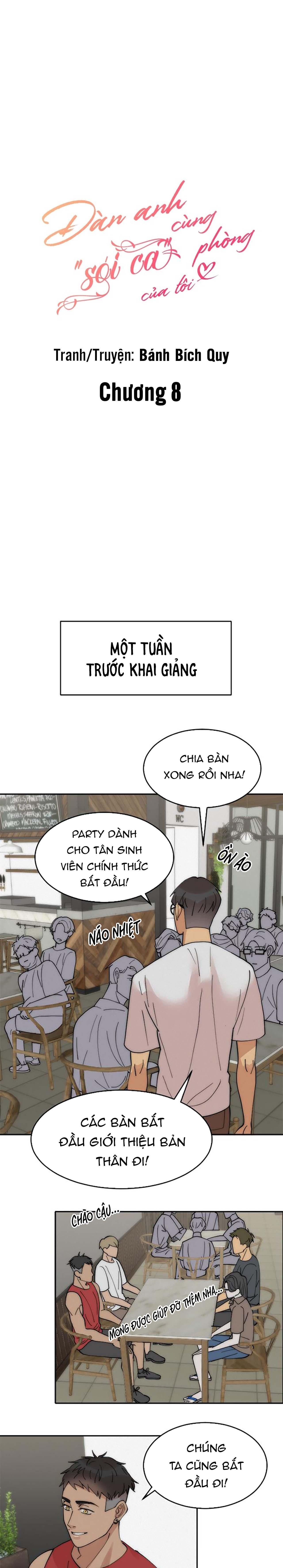 đọc truyện Đàn Anh Sói Ca Cùng Phòng Của Tôi Chương 8 ảnh 3 tại Truyện Dạ Ký