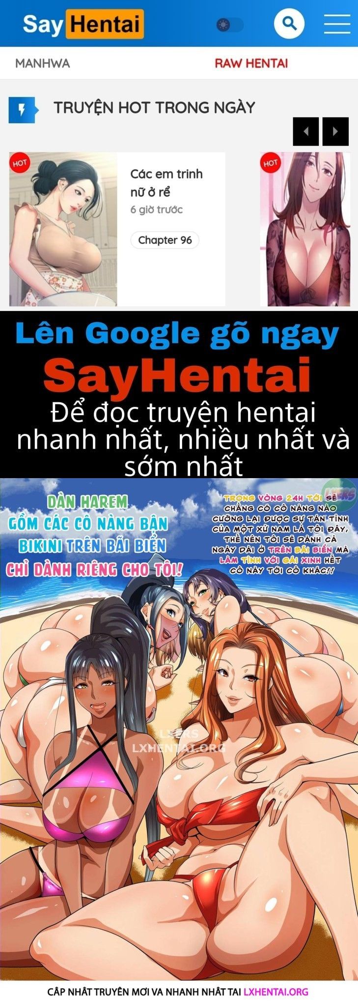 đọc truyện Dàn Harem Những Cô Nàng Mặc Bikini Trên Biển Chương 1 ảnh 1 tại Giả Dược