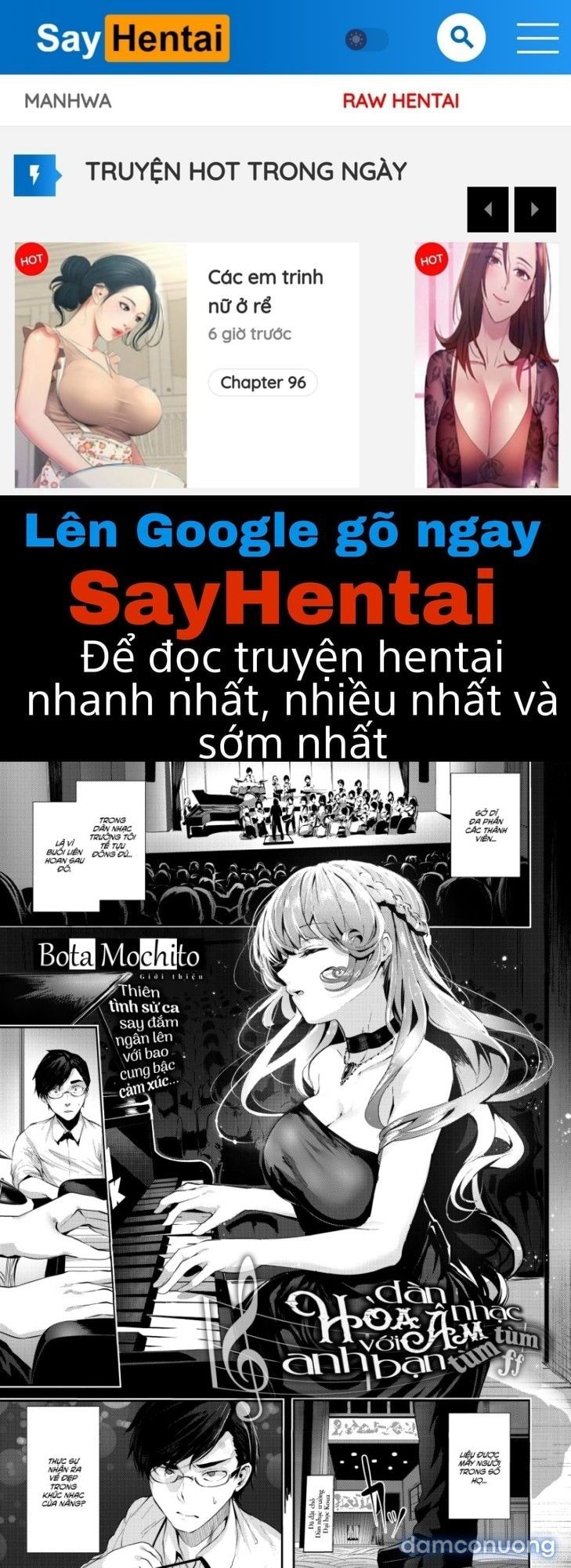 đọc truyện Dàn Nhạc Hoà Âm Với Anh Bạn Tùm Tùm Chương 1 ảnh 1 tại Giả Dược