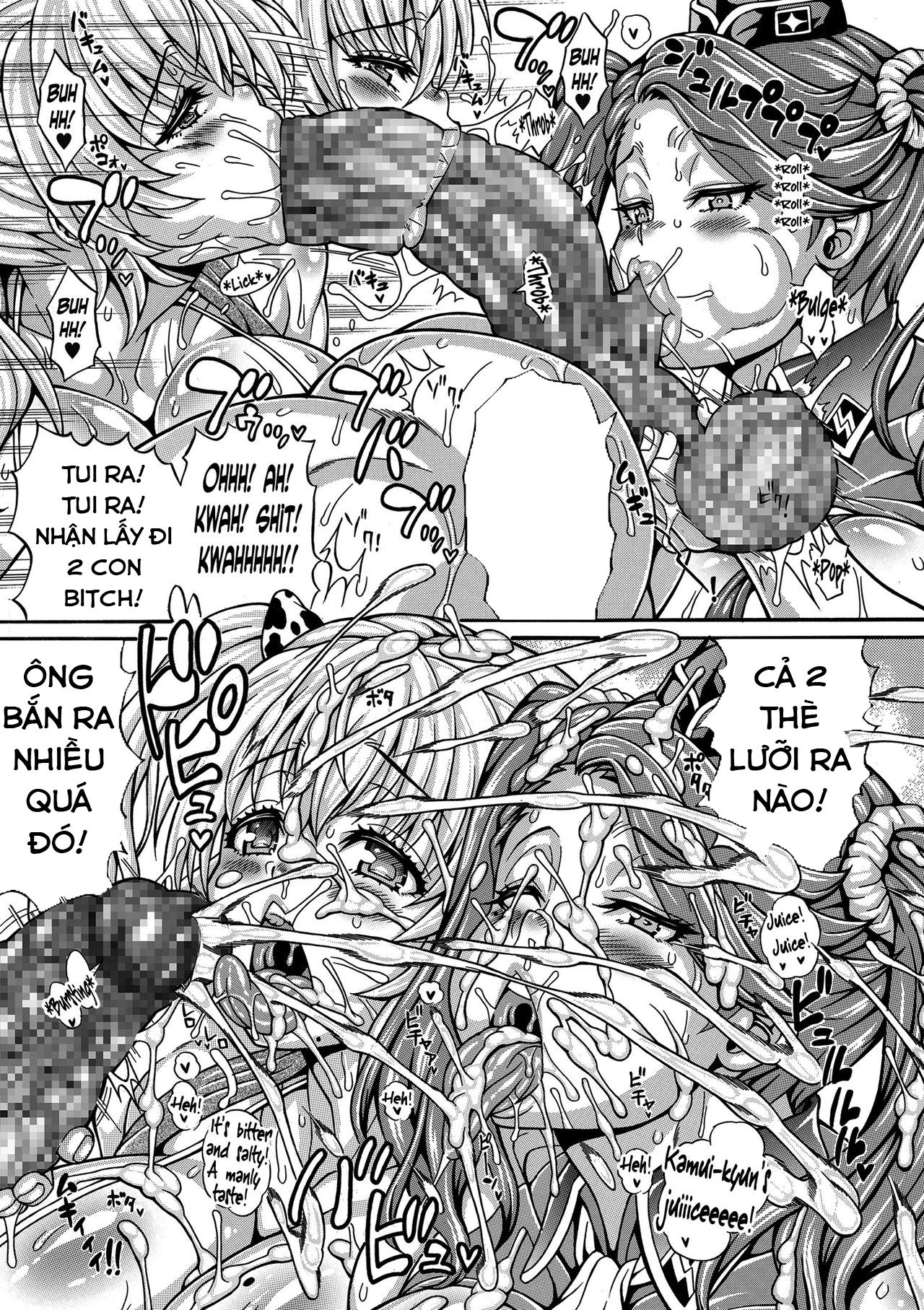 đọc truyện Daniku Triangle Fight! Oneshot ảnh 13 tại Giả Dược