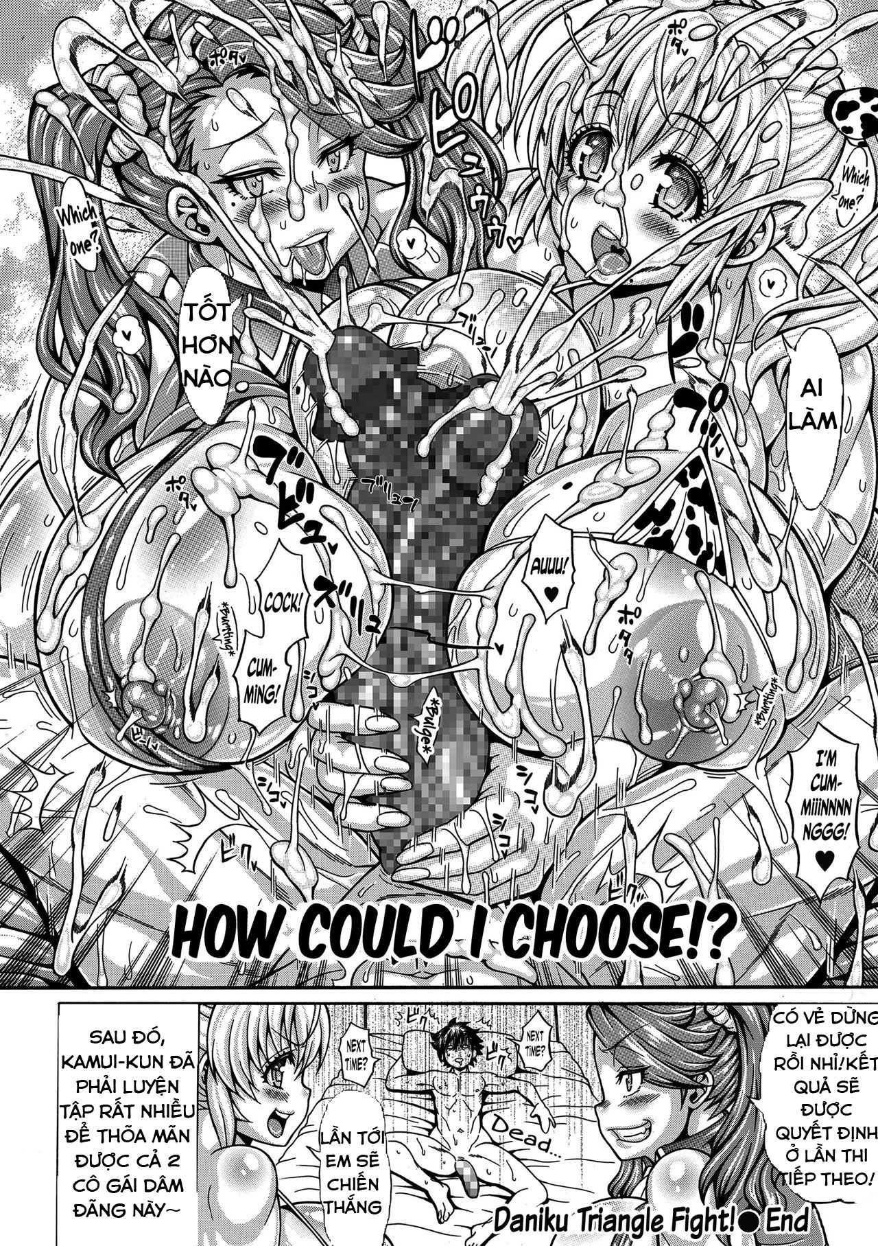 đọc truyện Daniku Triangle Fight! Oneshot ảnh 26 tại Giả Dược
