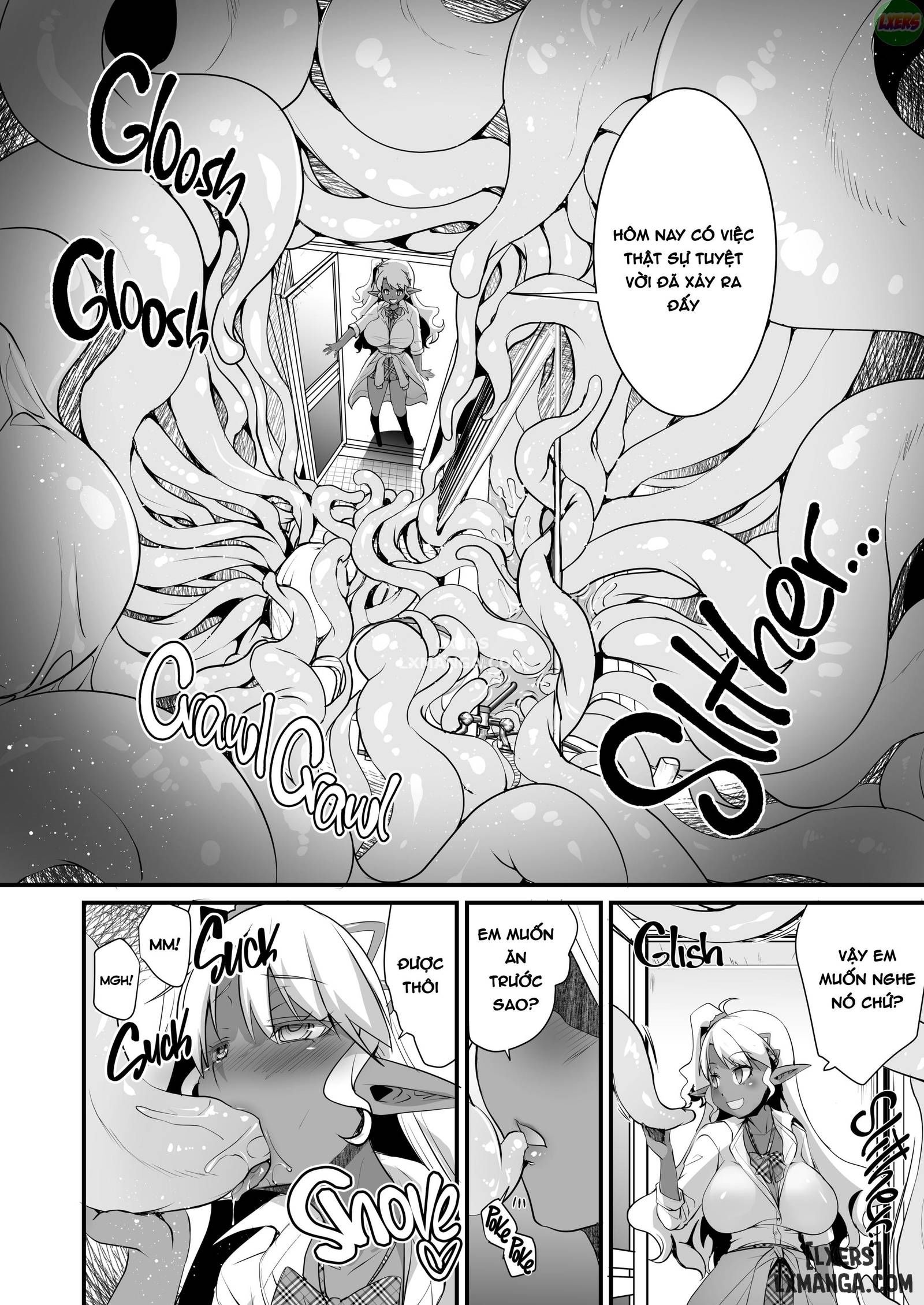 đọc truyện Dark Elf Schoolgirl Raises Tentacles Chương 1 ảnh 12 tại Thiên Thai Truyện