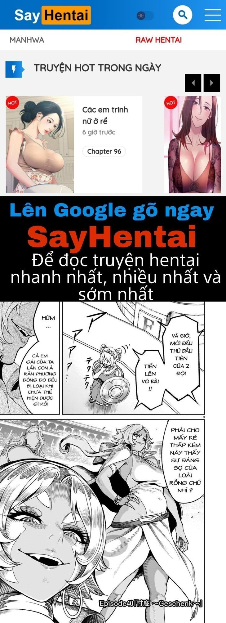 đọc truyện Đấu Trường Hoa Hồng Chương 40 ảnh 1 tại Giả Dược
