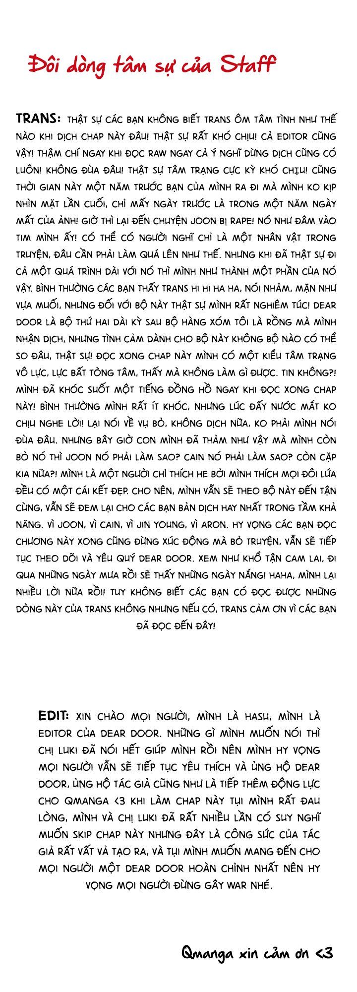 đọc truyện Dear Door Chương 88 ảnh 46 tại Thiên Thai Truyện