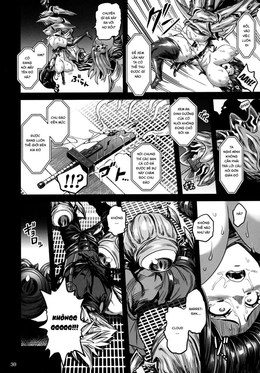 Deka Chichi Terrorist No Kousei Kouhai Jikken (final Fantasy Vii) Oneshot page 28 - Giả Dược