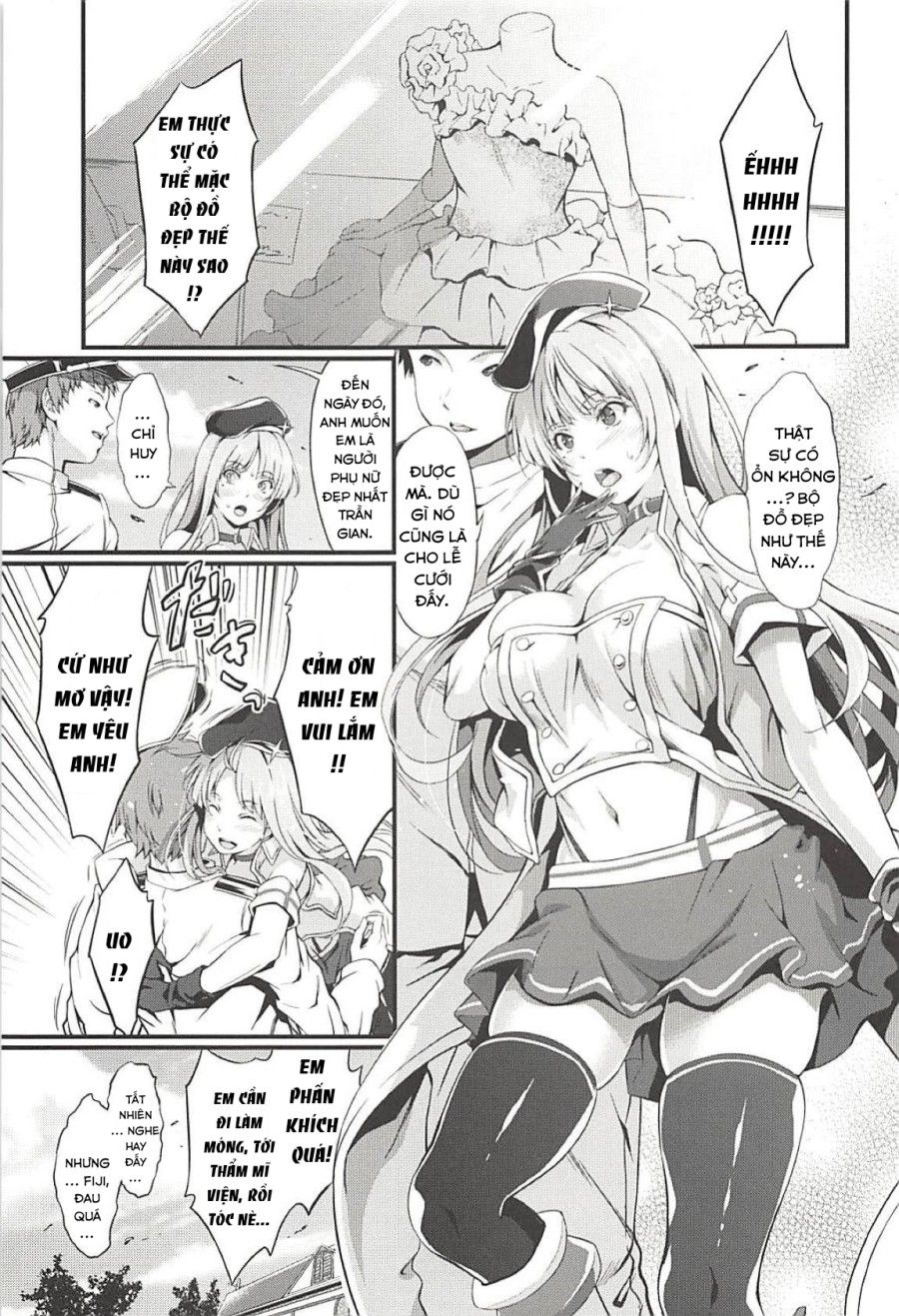 Đêm Ngọt Ngào Trước Lễ Cưới Với Fiji. Oneshot page 5 - Giả Dược