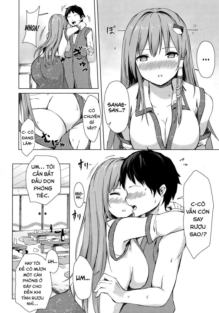 Đêm Ngọt Ngào Với Sanae-san. Oneshot page 4 - Giả Dược